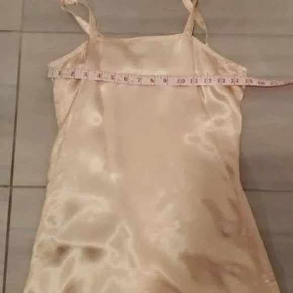 Vintage Satin Dress Long - Picture 6 of 11